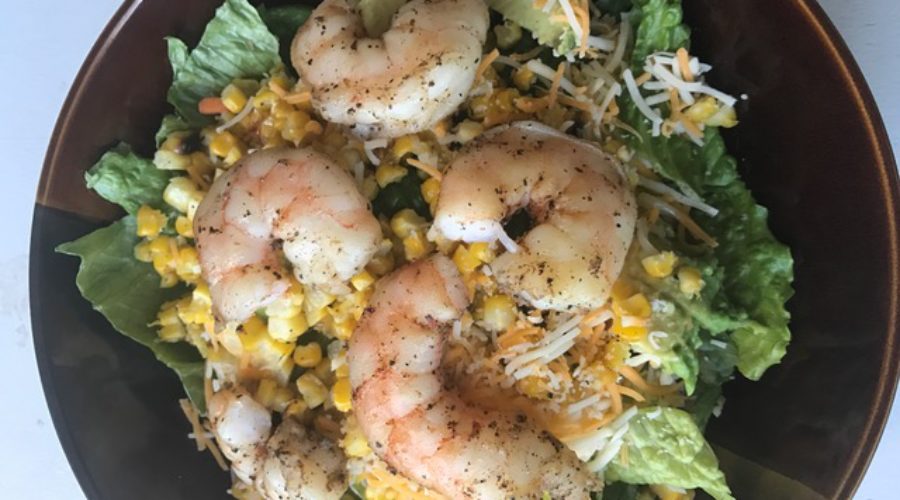 Weekend Recipe : Grilled Southwestern Shrimp Salad
